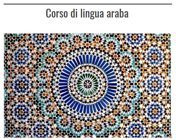 corso di lingua araba