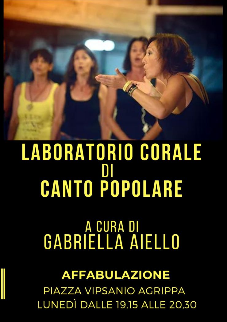 Locandina Canto Popolare Affabula